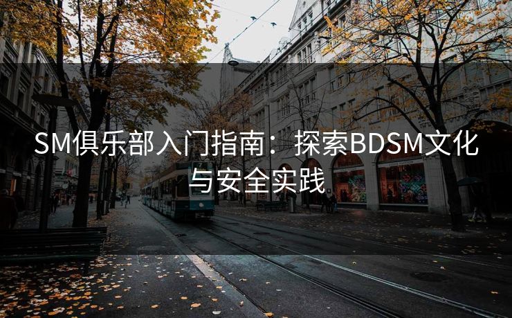 SM俱乐部入门指南：探索BDSM文化与安全实践